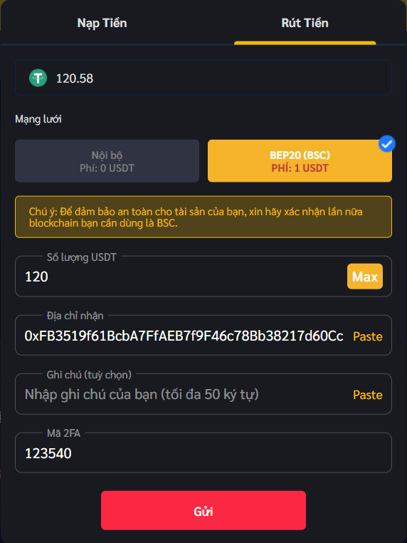 Rút tiền moniq3 nhanh
